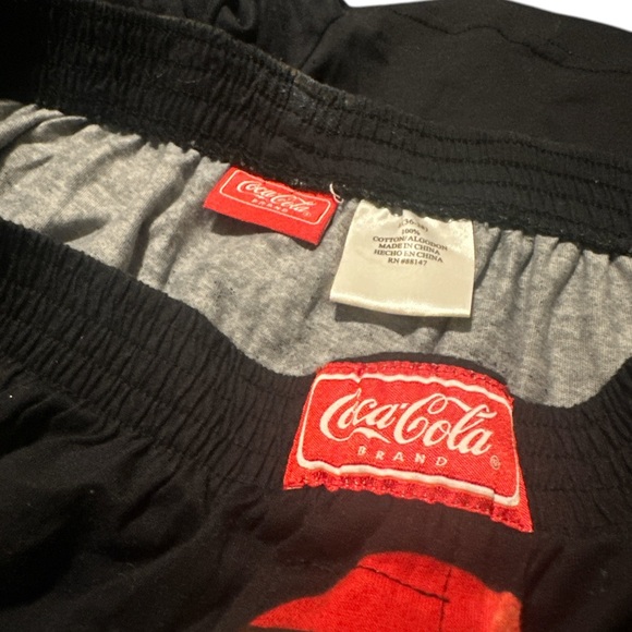 Coca-Cola Vintage Mens Sleep Shorts - Picture 4 of 4